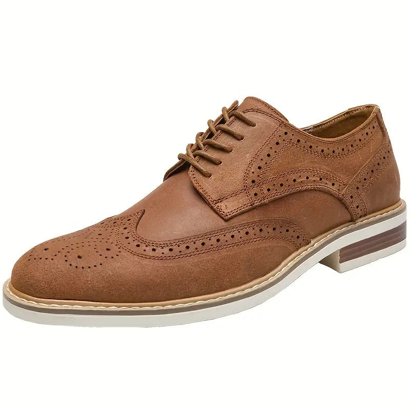 Rustic Charm™ Classic Suede Brogues