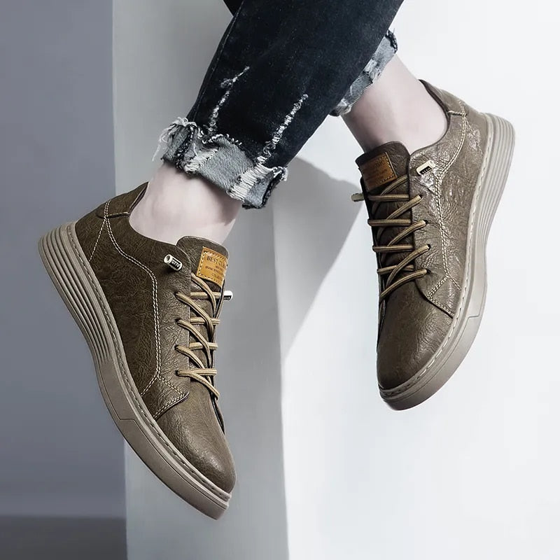 Urban Walker™ Modern Leather Low-Tops