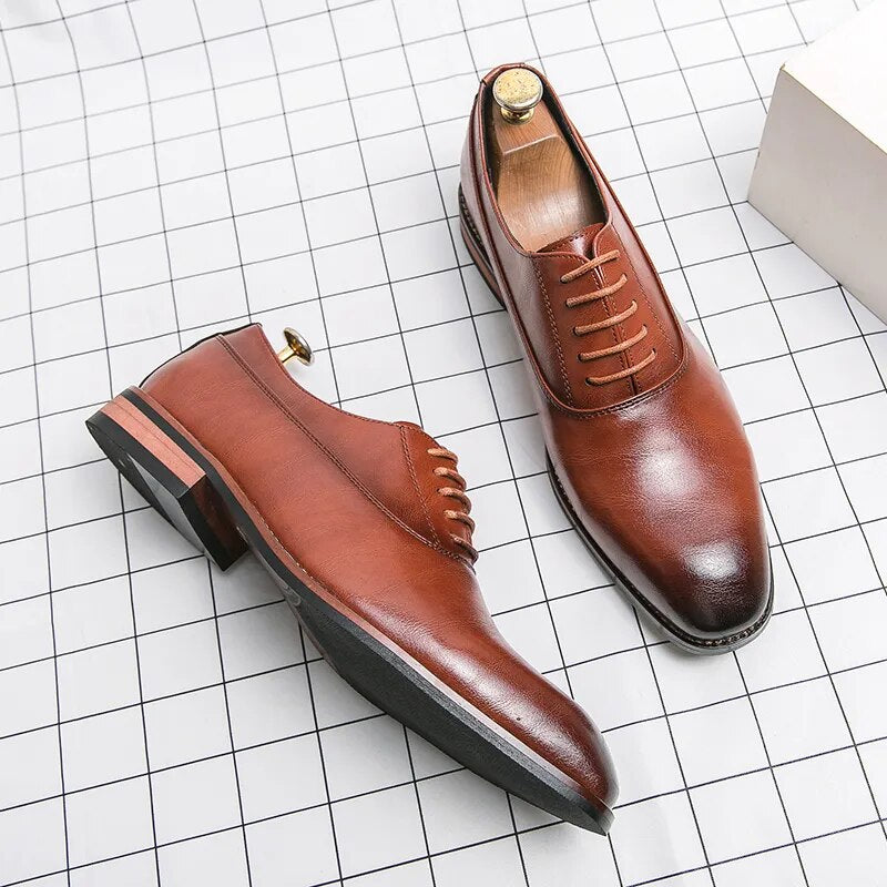 Power Derby™ Classic Leather Oxfords