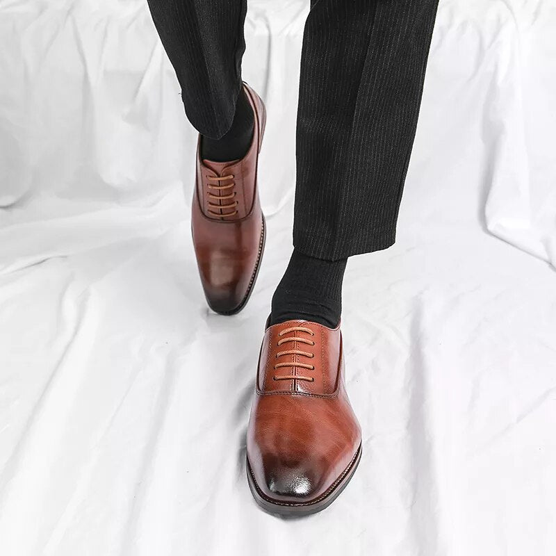 Power Derby™ Classic Leather Oxfords