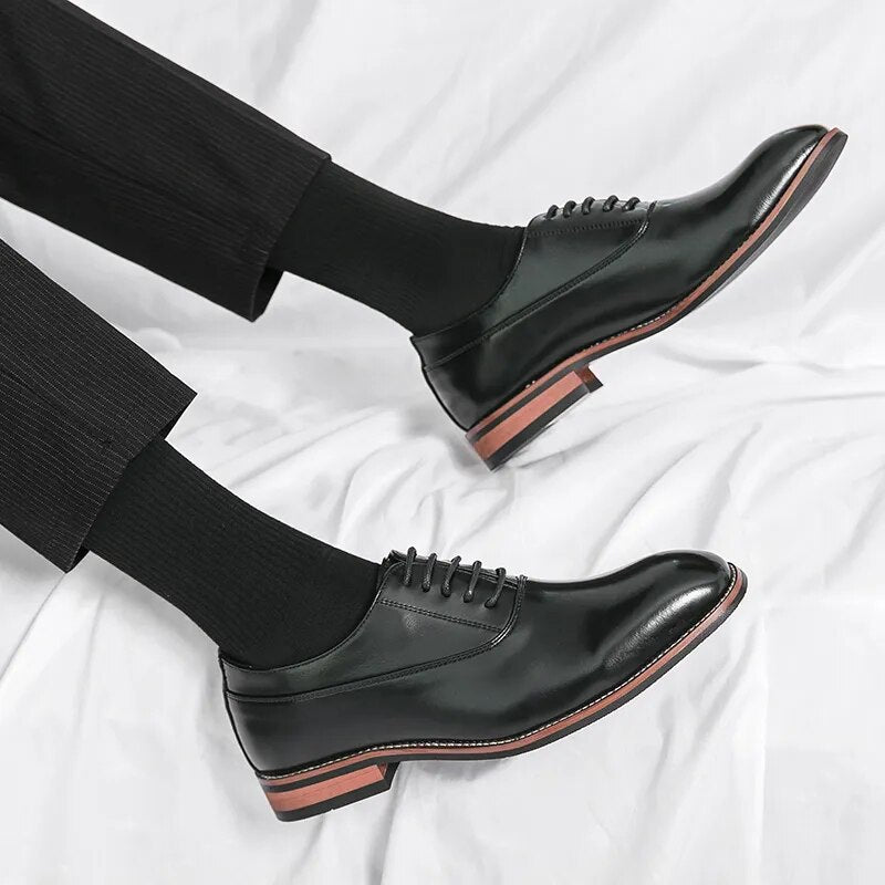 Power Derby™ Classic Leather Oxfords