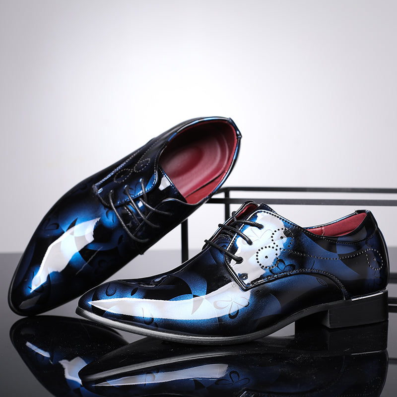 Marco Vittorio Handcrafted Floral Oxford Shoes